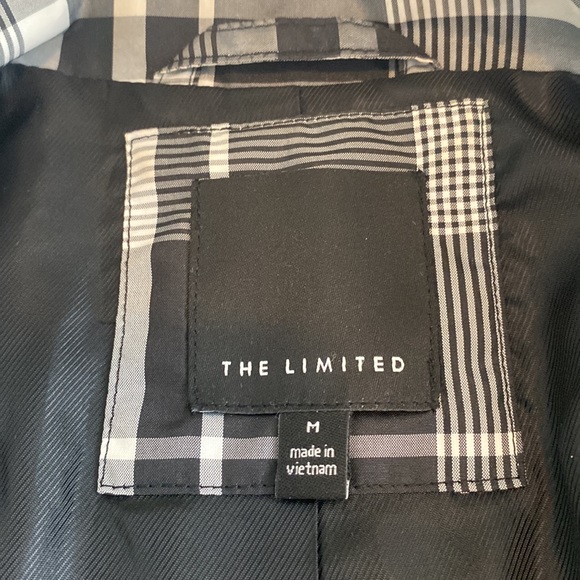 Light jacket blazer black and white plaid - Picture 5 of 6